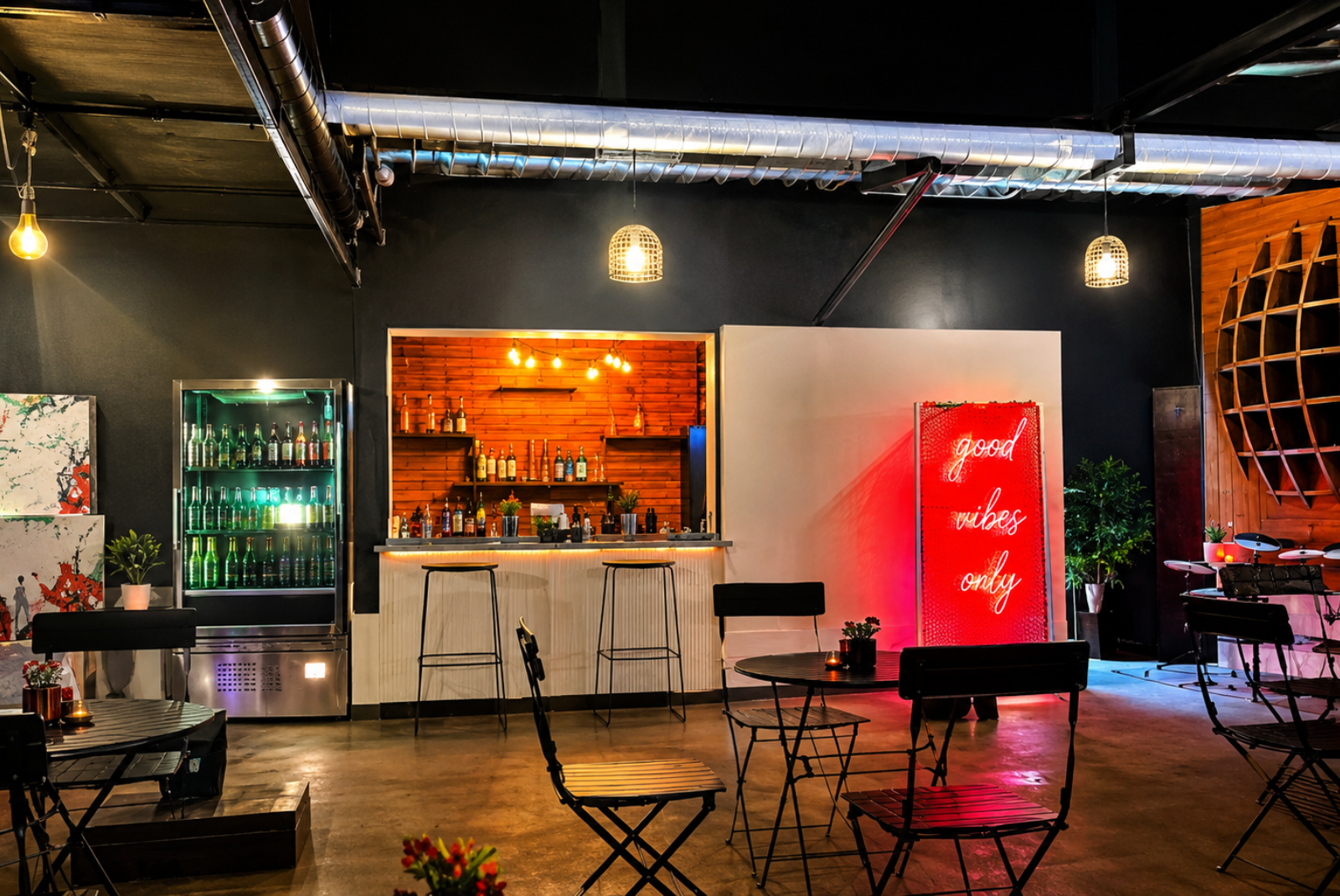 Bar service at Eleven Eleven Rooftop Cafe Pondicherry